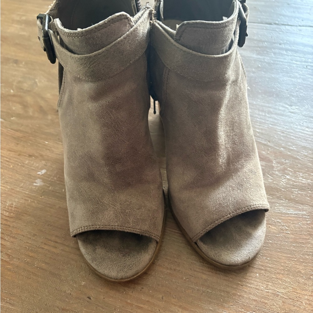 Fergalicious Tan Suede Boots  Size 6